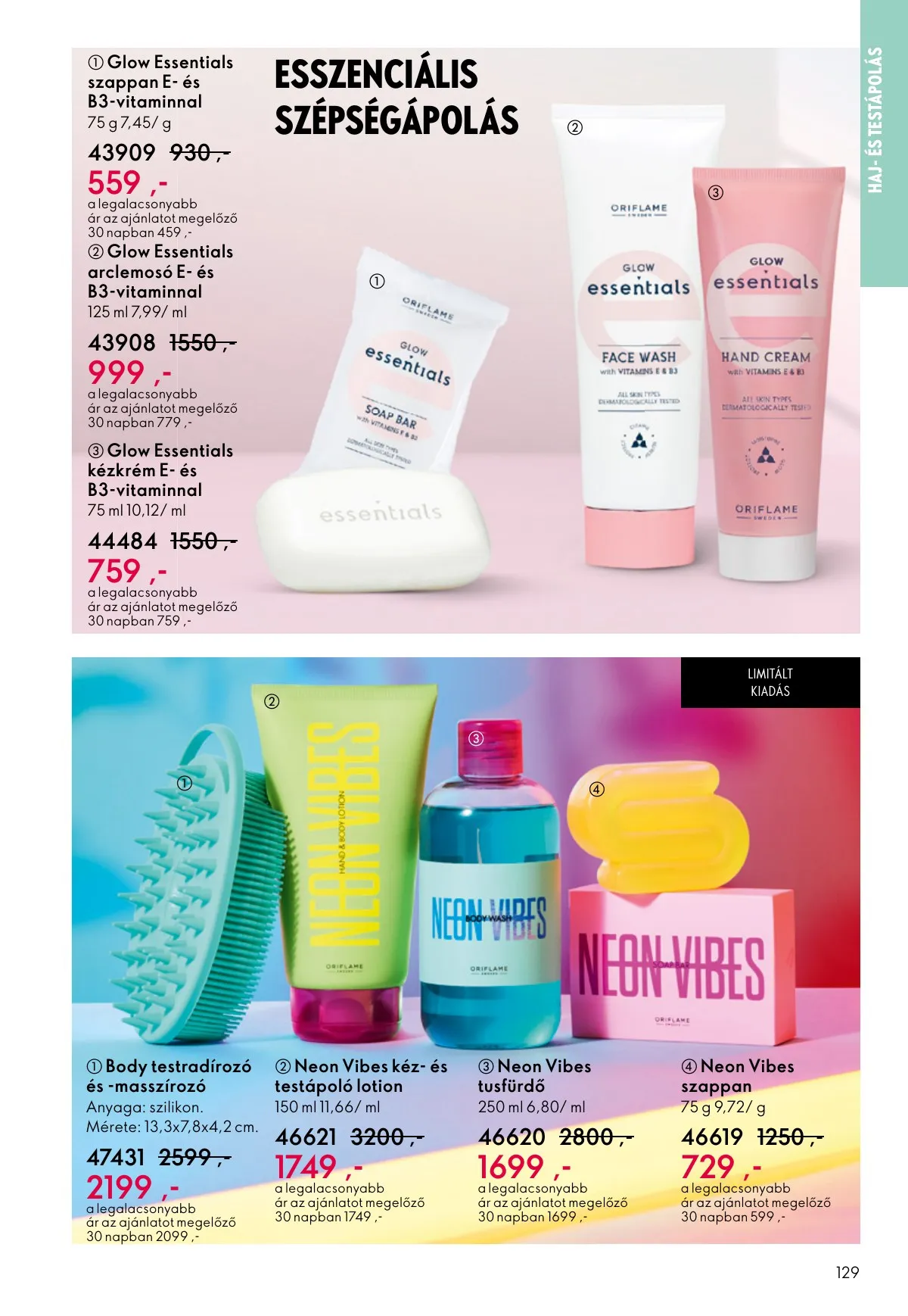Oriflame akciós újság 09.07–09.30 – 129. oldal