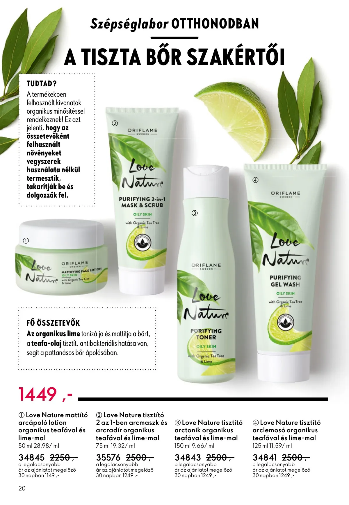Oriflame akciós újság 09.07–09.30 – 20. oldal