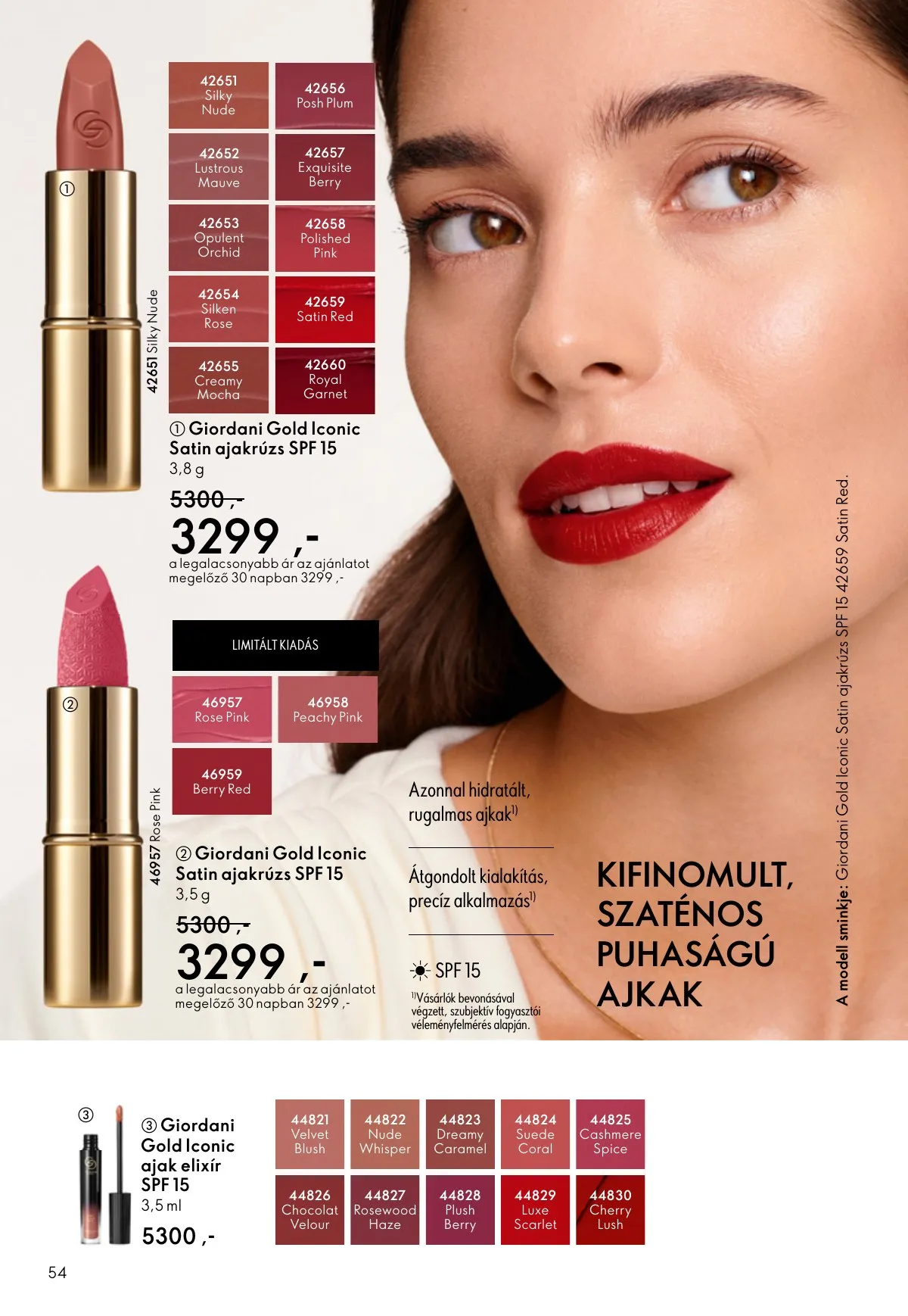 Oriflame akciós újság 09.07–09.30 – 54. oldal