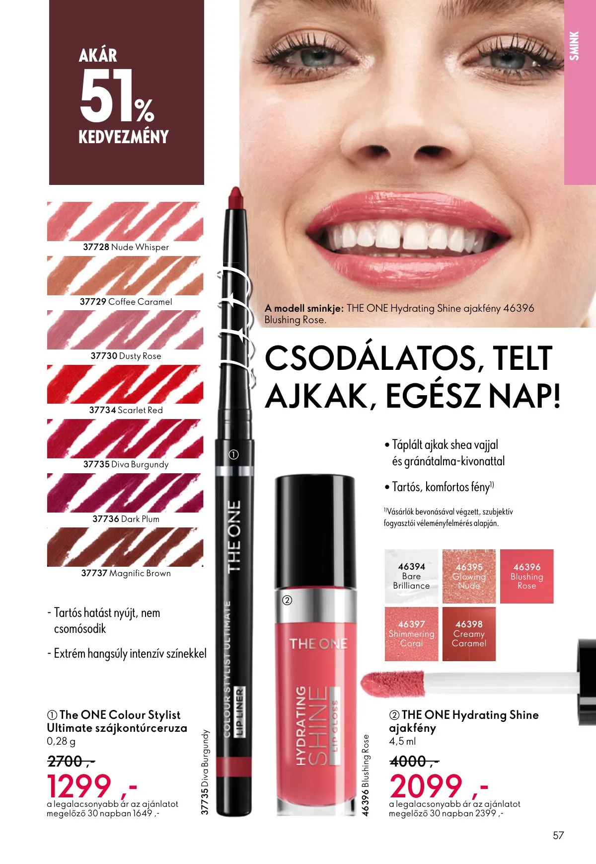 Oriflame akciós újság 09.07–09.30 – 57. oldal