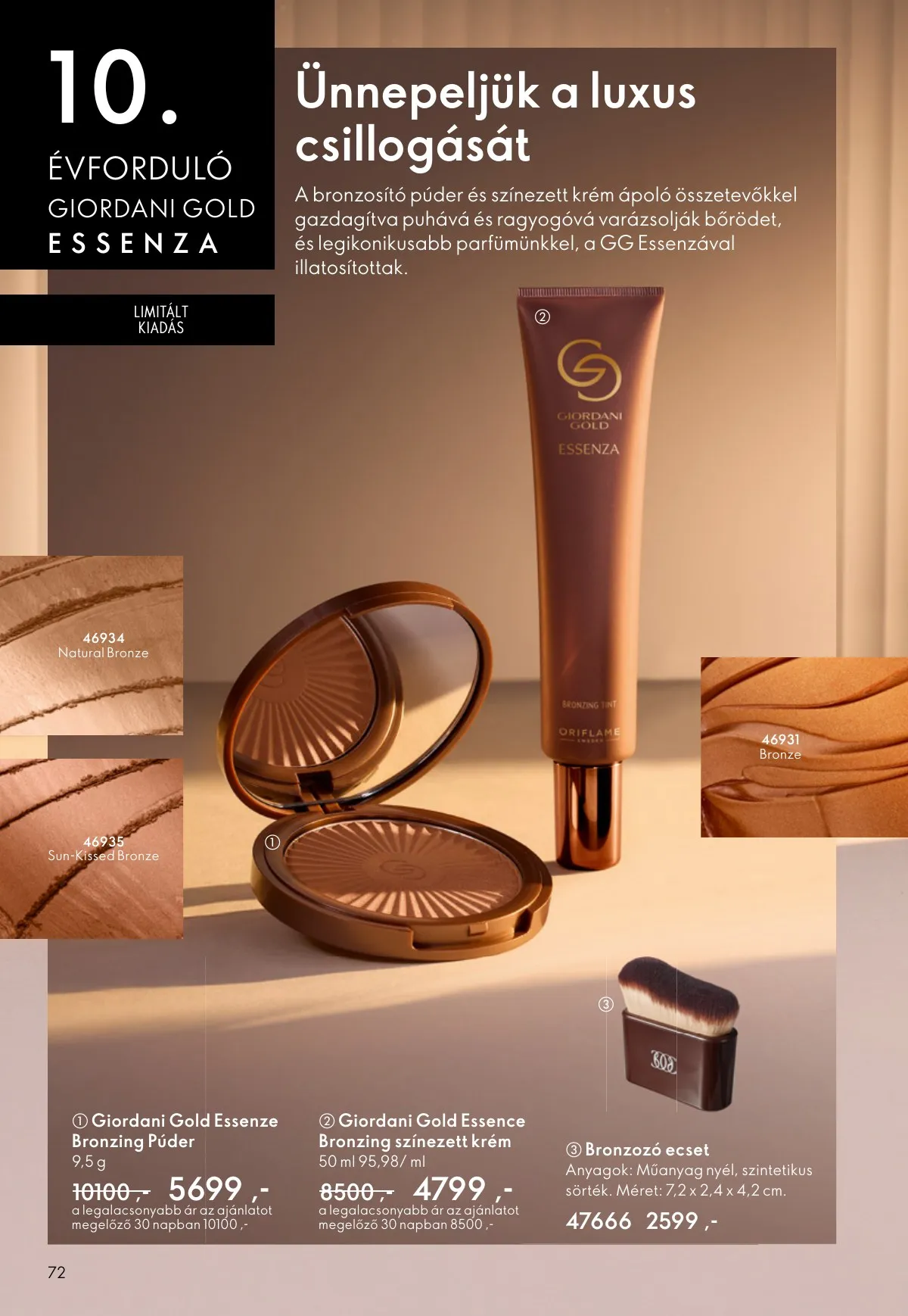 Oriflame akciós újság 09.07–09.30 – 72. oldal