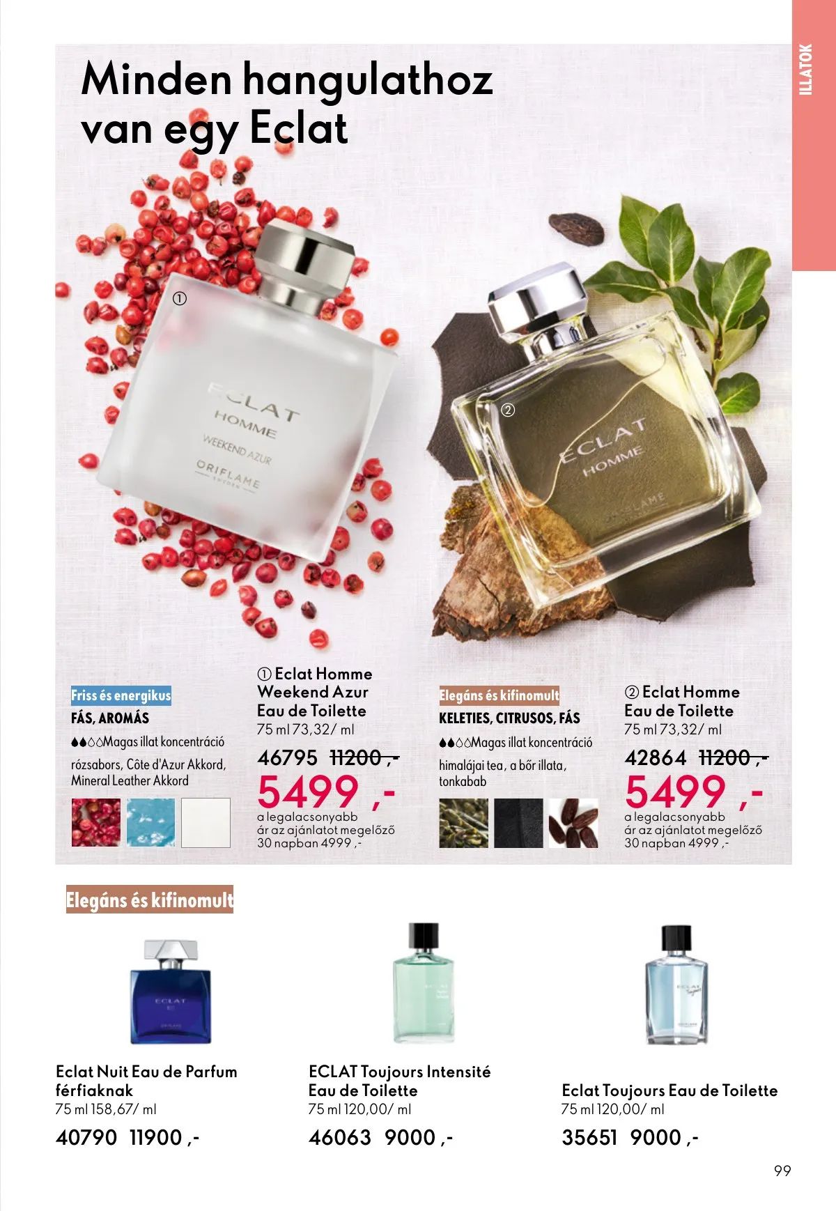 Oriflame akciós újság 09.07–09.30 – 99. oldal