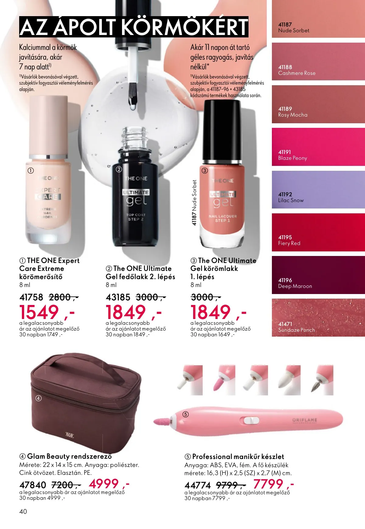 Oriflame akciós újság 10.01–10.21 – 40. oldal