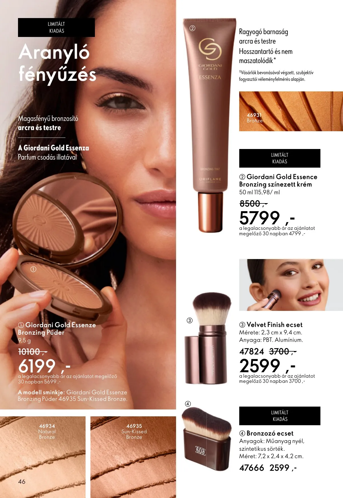 Oriflame akciós újság 10.01–10.21 – 46. oldal