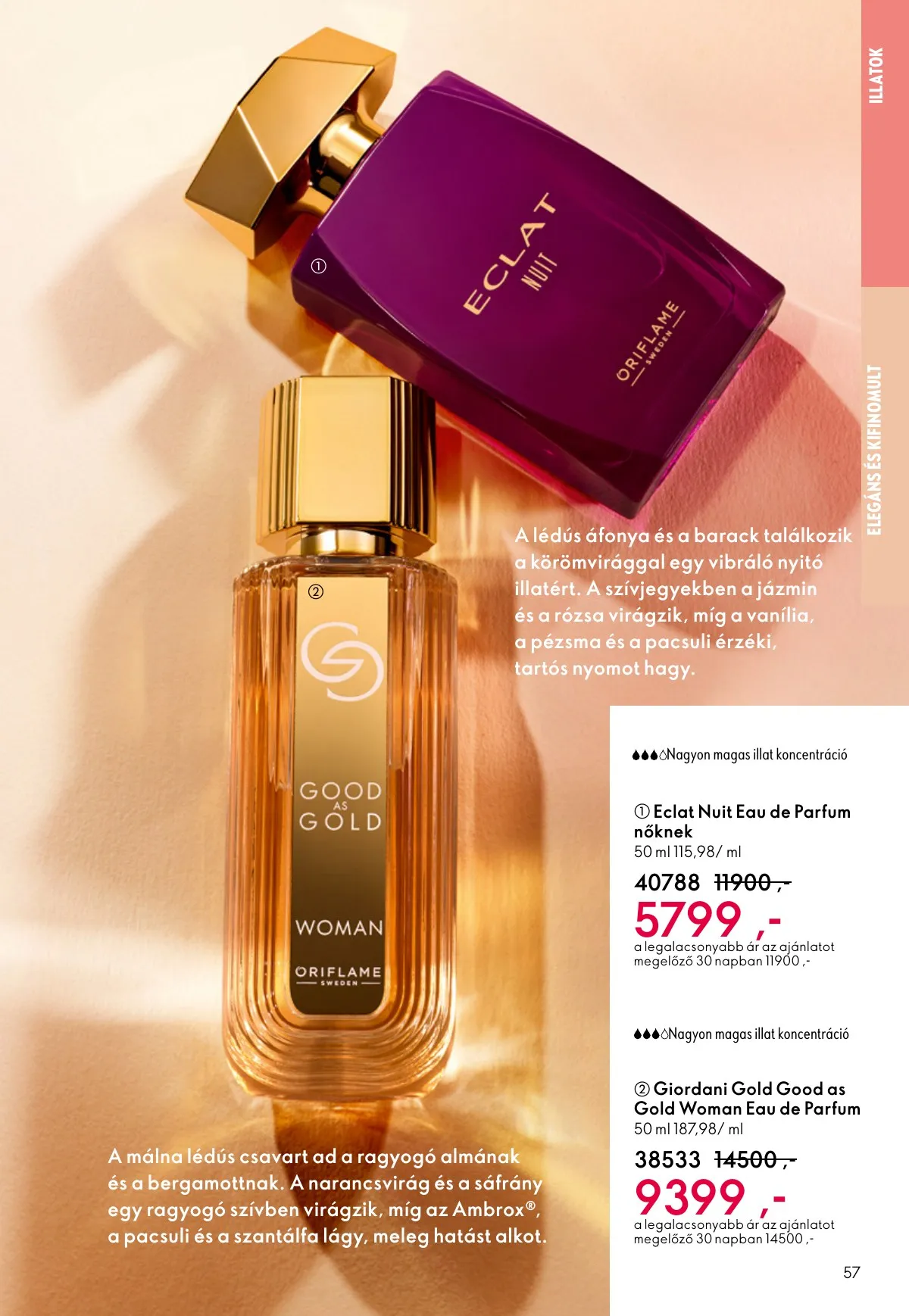 Oriflame akciós újság 10.01–10.21 – 57. oldal