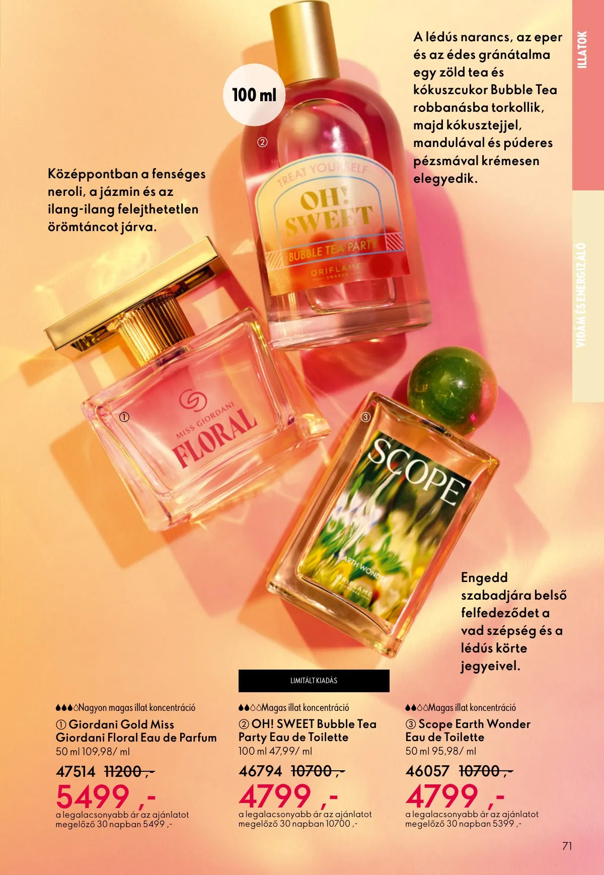 Oriflame akciós újság 10.01–10.21 – 71. oldal