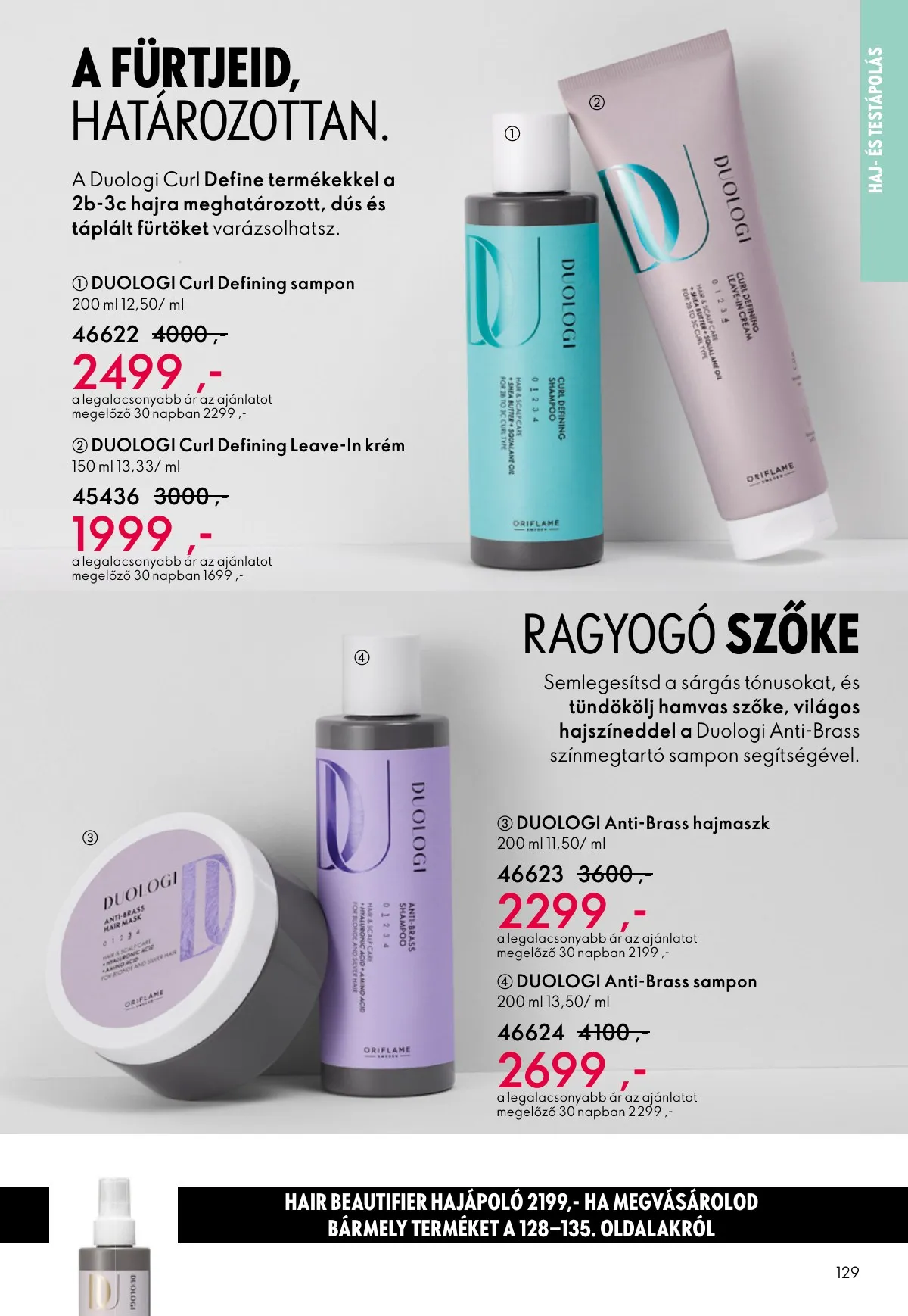 Oriflame akciós újság 10.22–11.11 – 129. oldal