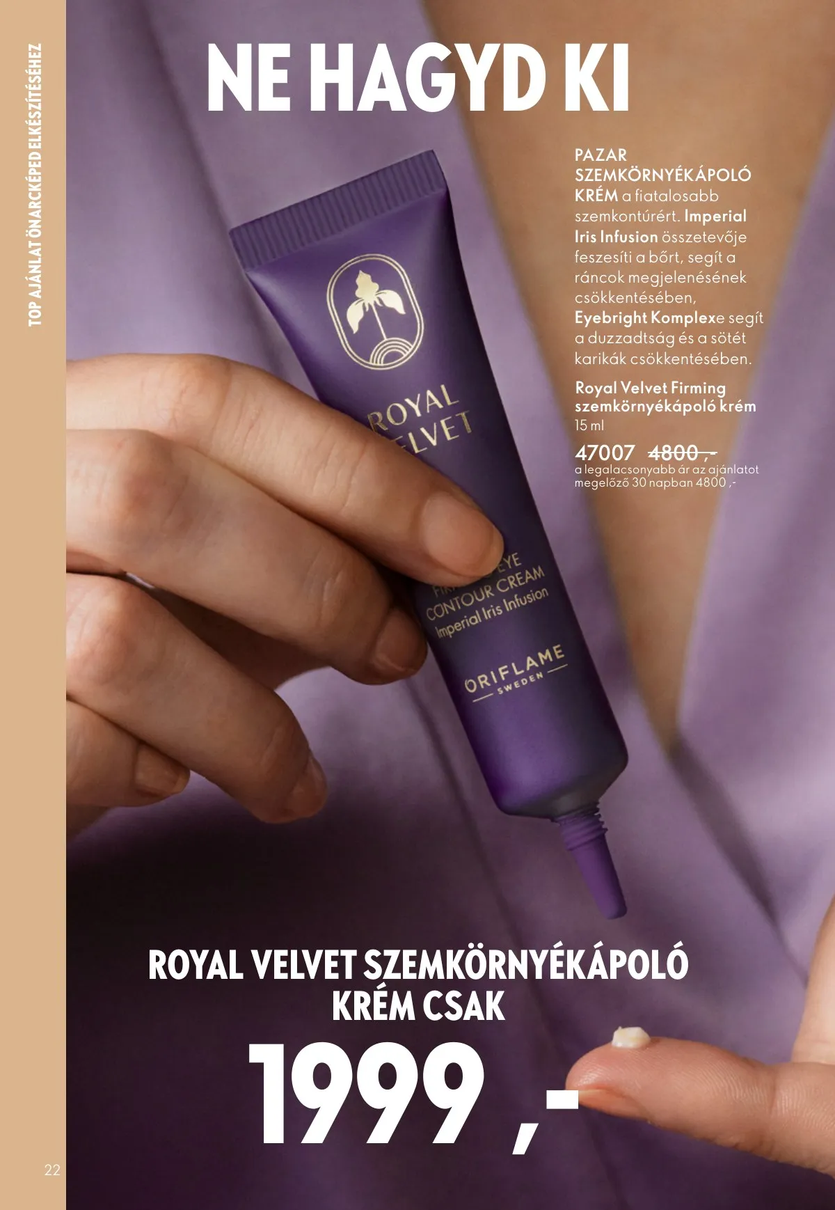 Oriflame akciós újság 10.22–11.11 – 22. oldal