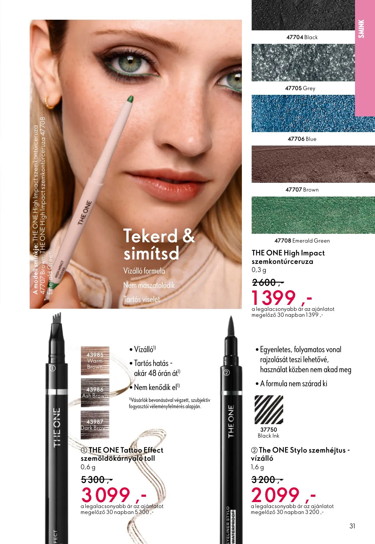Oriflame akciós újság 10.22–11.11 – 31. oldal