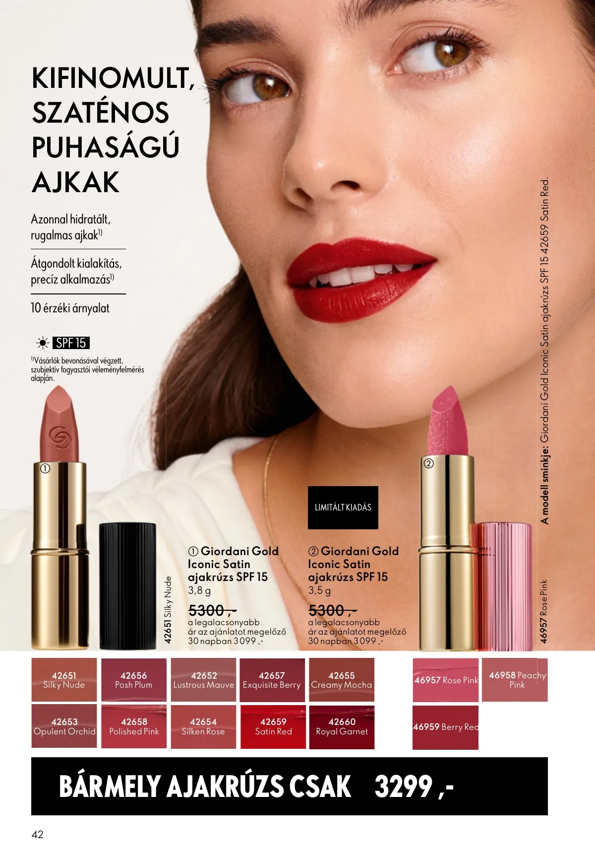 Oriflame akciós újság 10.22–11.11 – 42. oldal