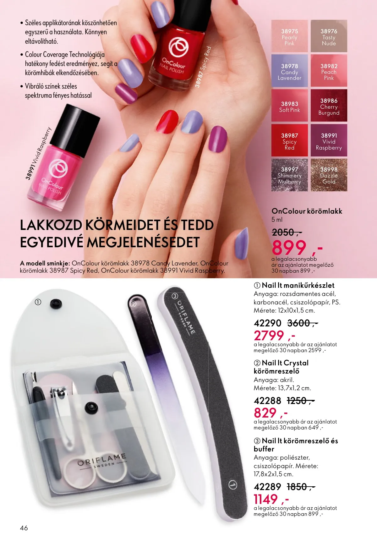 Oriflame akciós újság 10.22–11.11 – 46. oldal