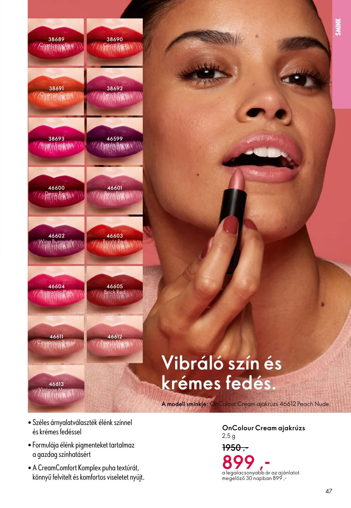 Oriflame akciós újság 10.22–11.11 – 47. oldal