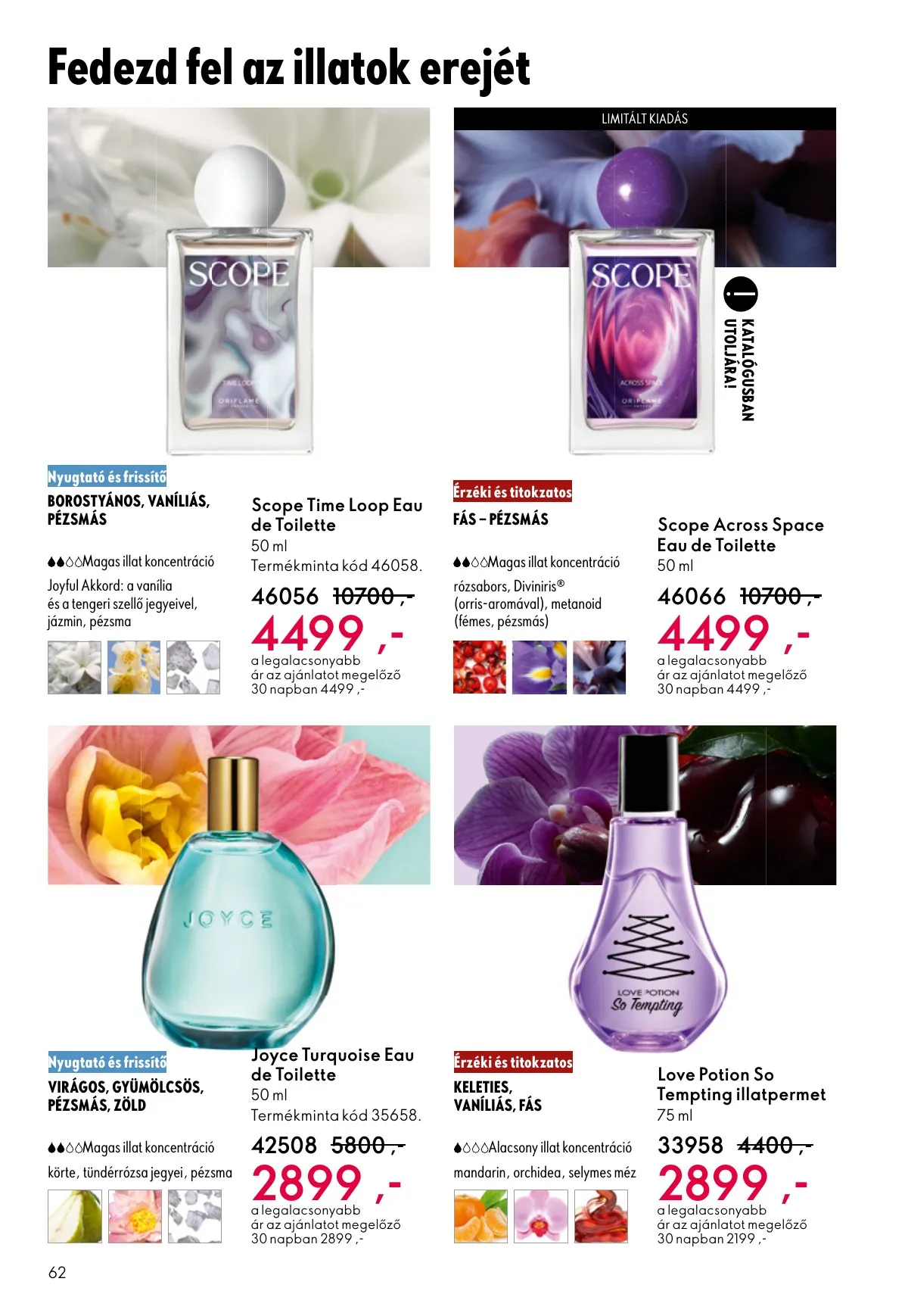 Oriflame akciós újság 10.22–11.11 – 62. oldal