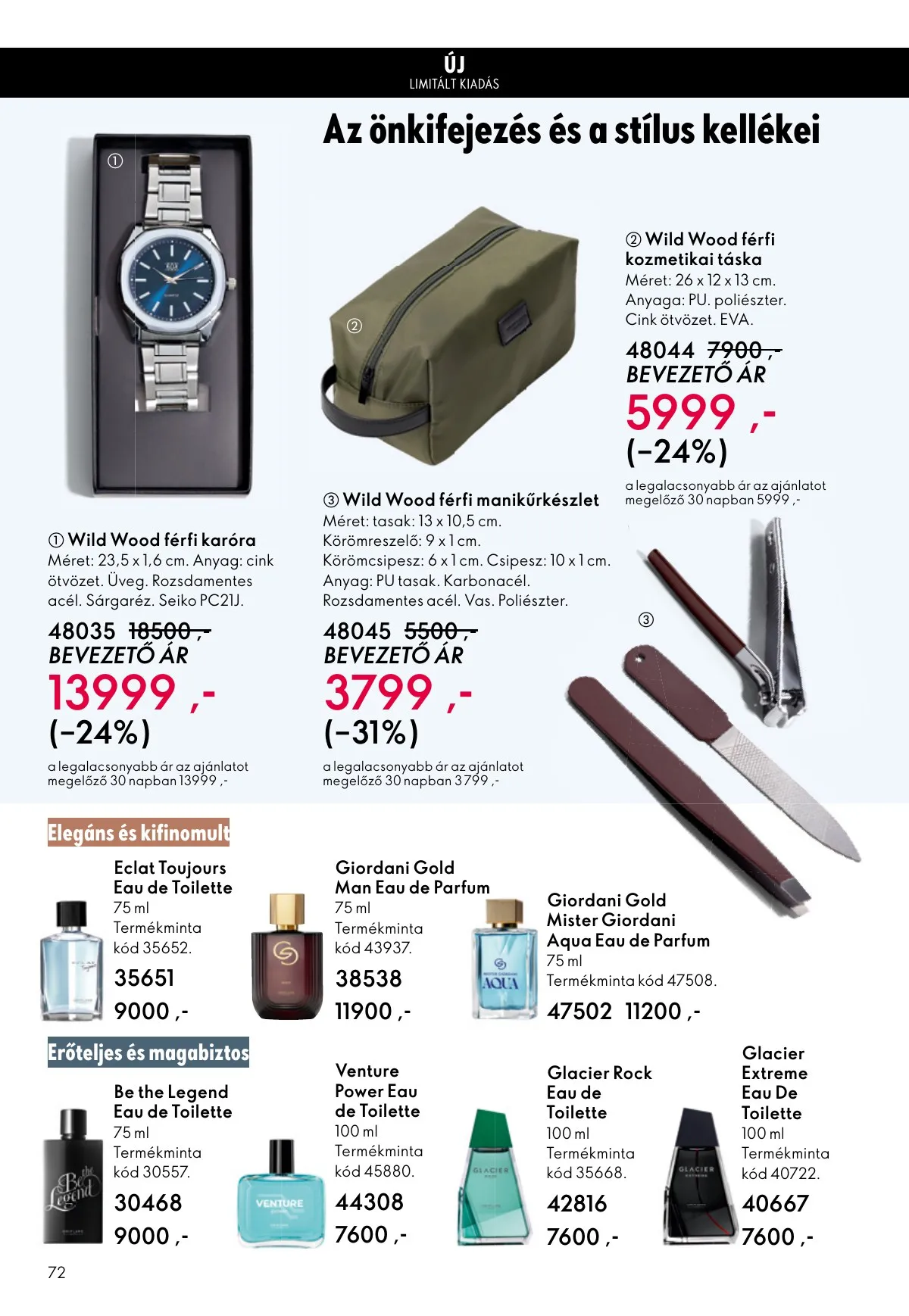 Oriflame akciós újság 10.22–11.11 – 72. oldal