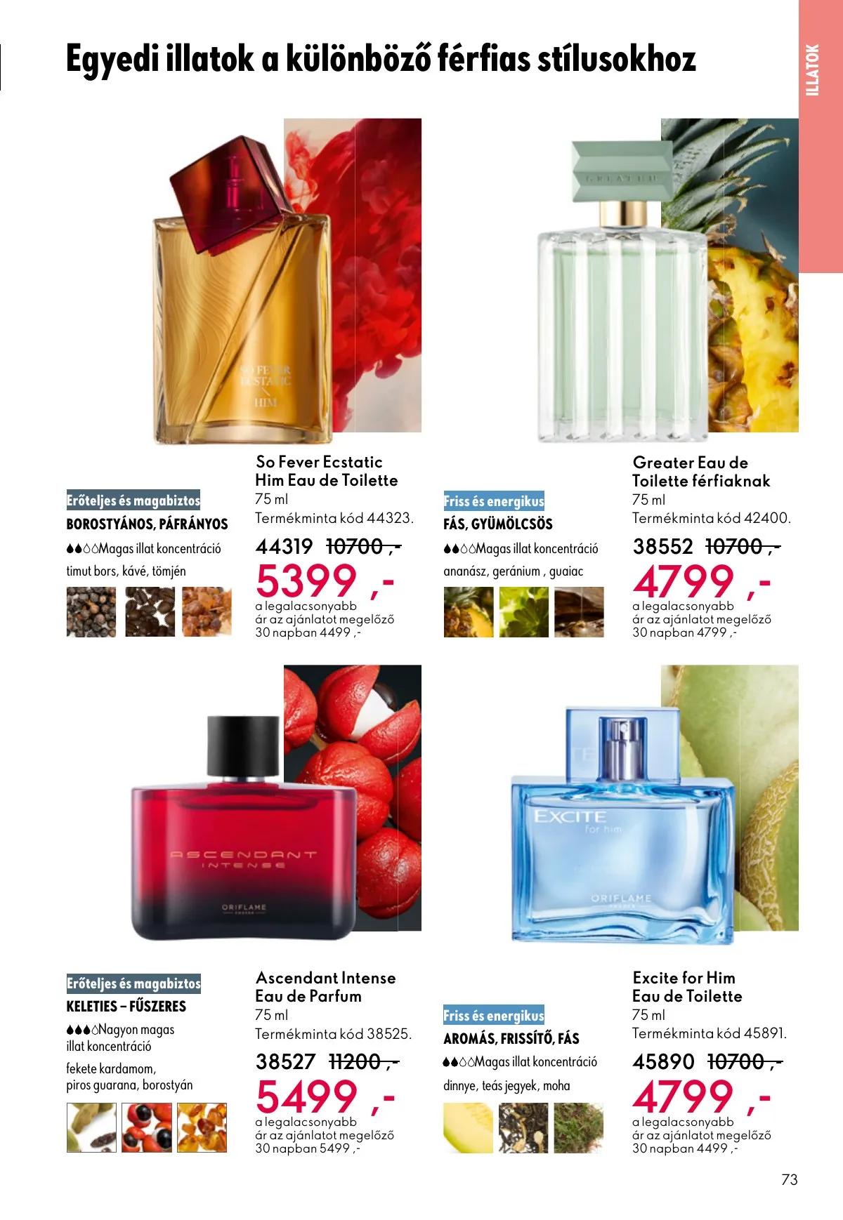 Oriflame akciós újság 10.22–11.11 – 73. oldal