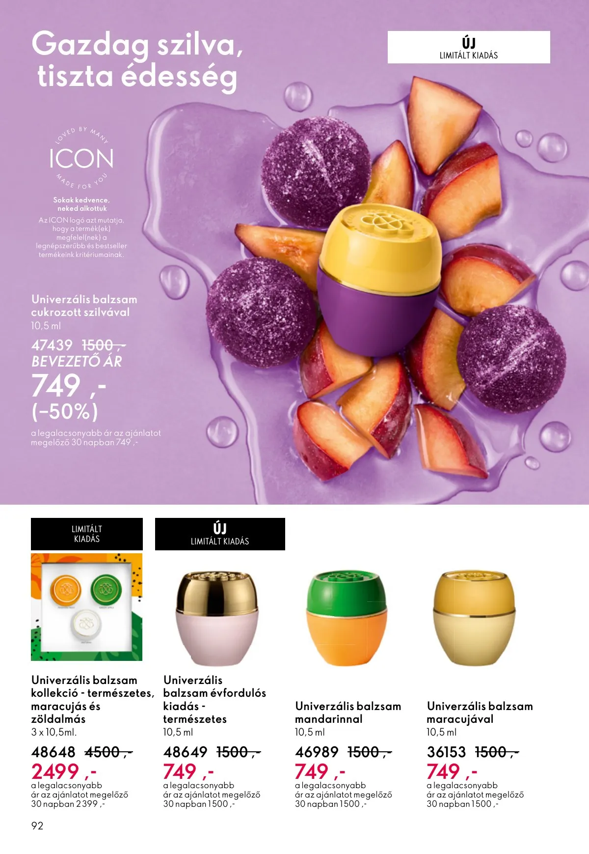 Oriflame akciós újság 10.22–11.11 – 92. oldal