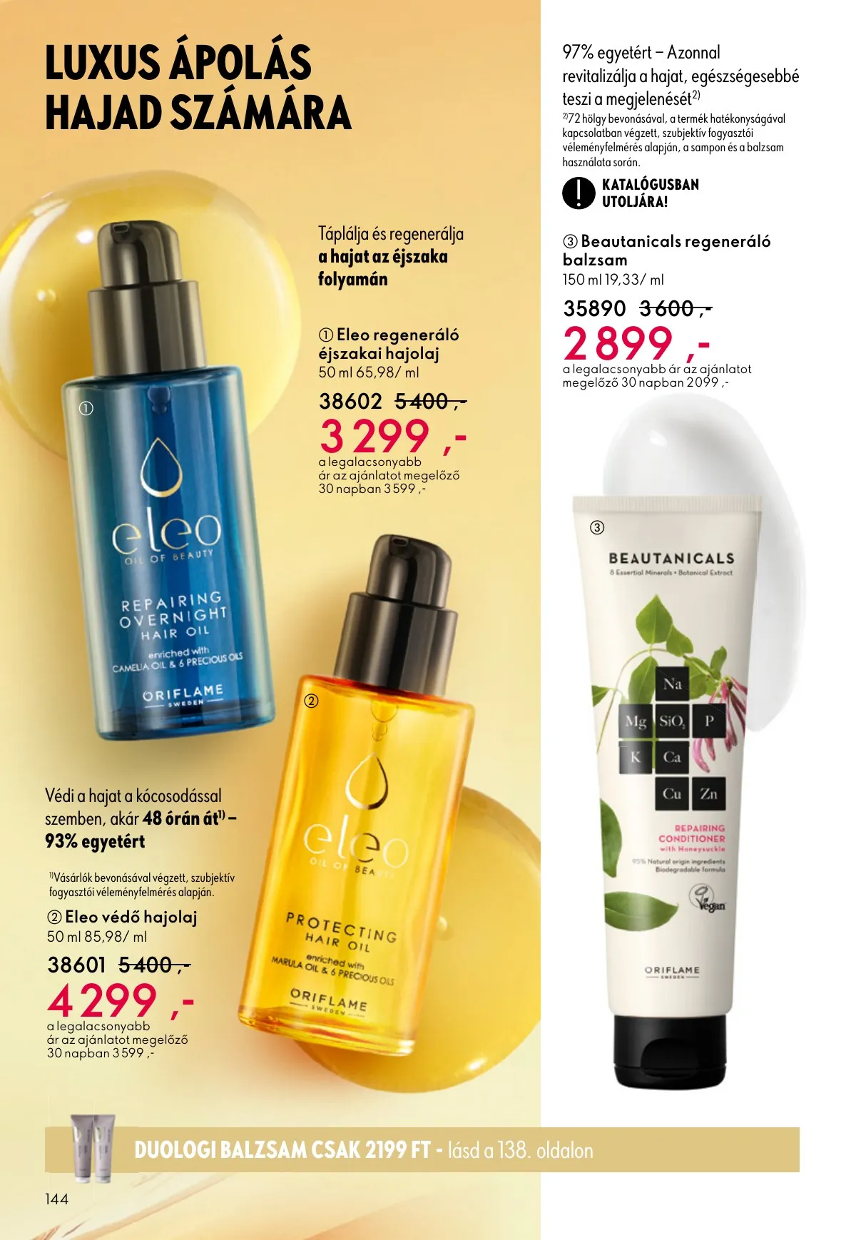 Oriflame akciós újság 11.12–12.02 – 144. oldal