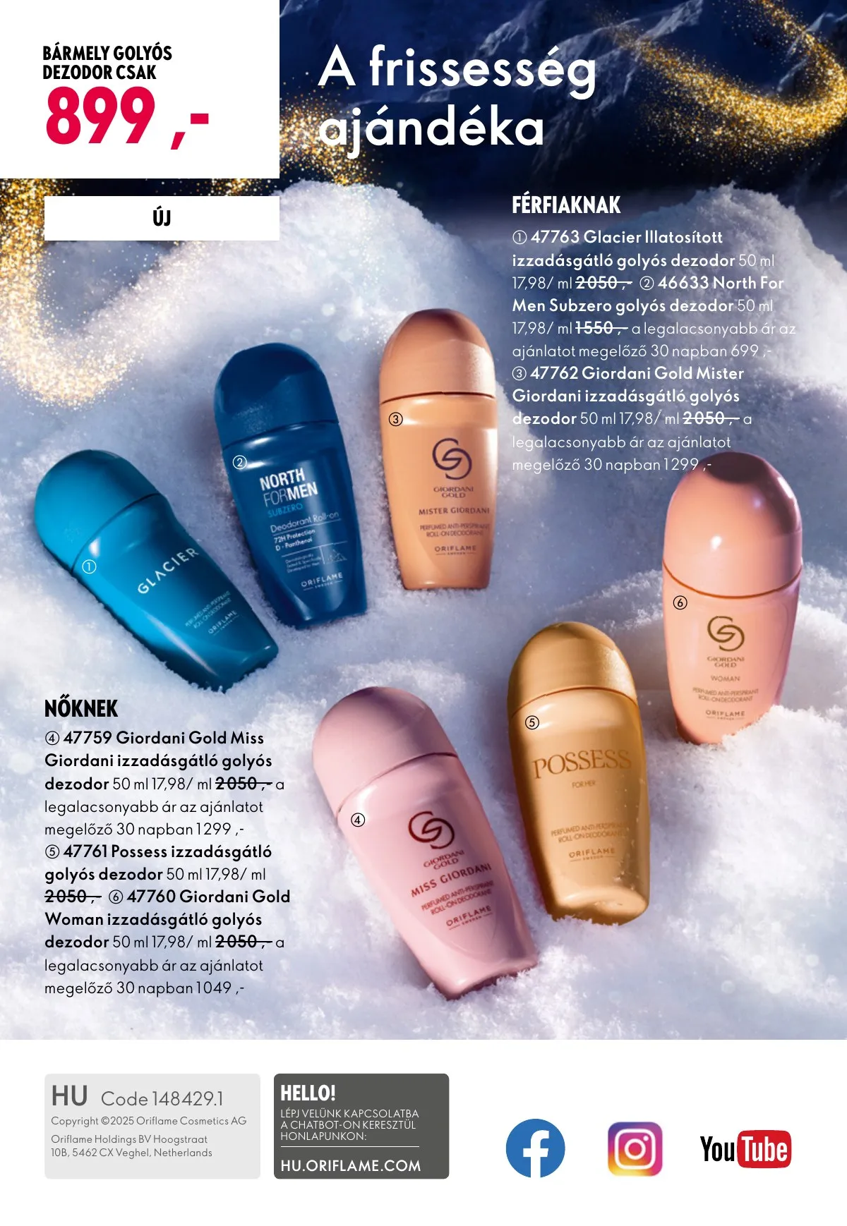 Oriflame akciós újság 11.12–12.02 – 180. oldal