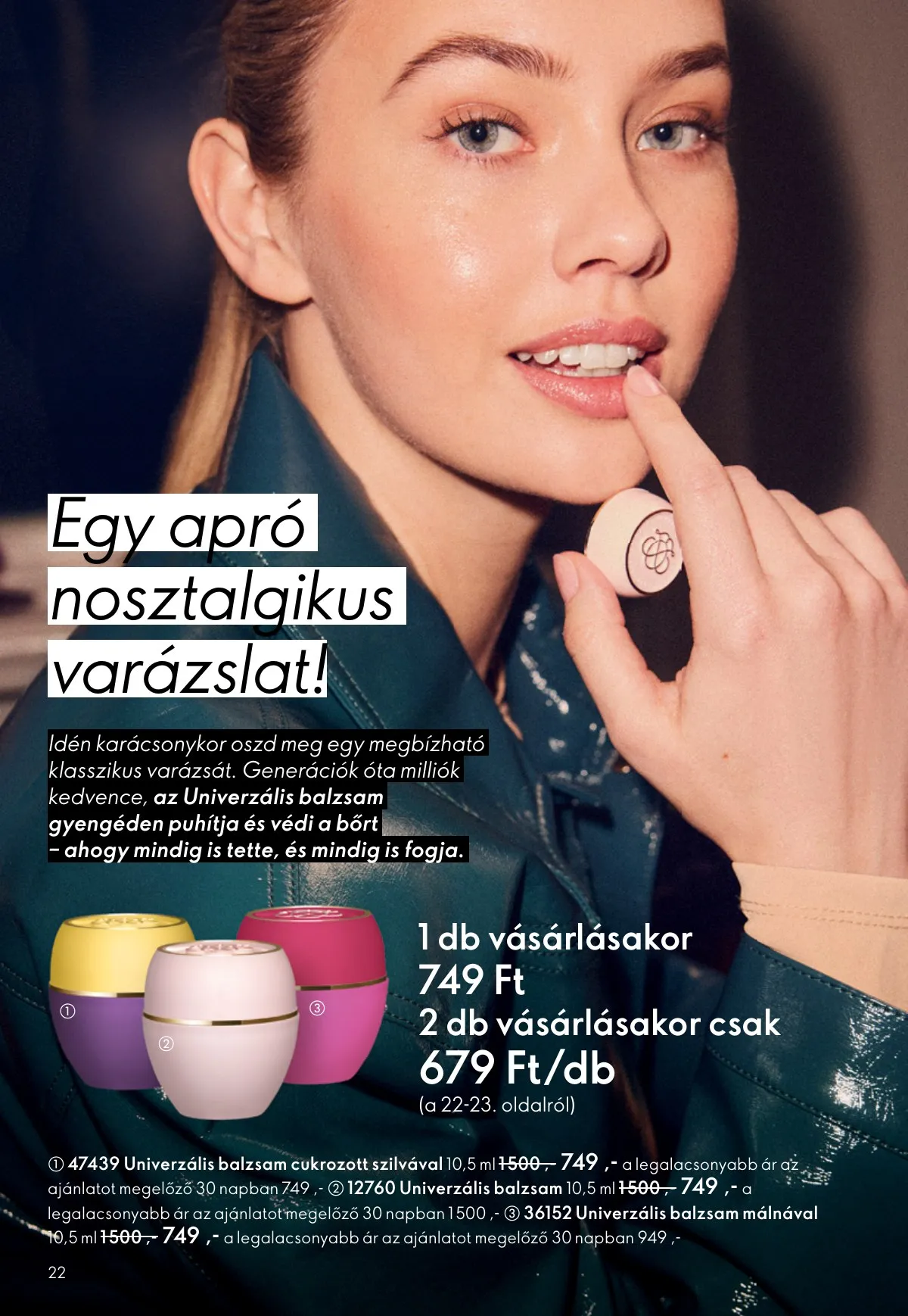 Oriflame akciós újság 11.12–12.02 – 22. oldal