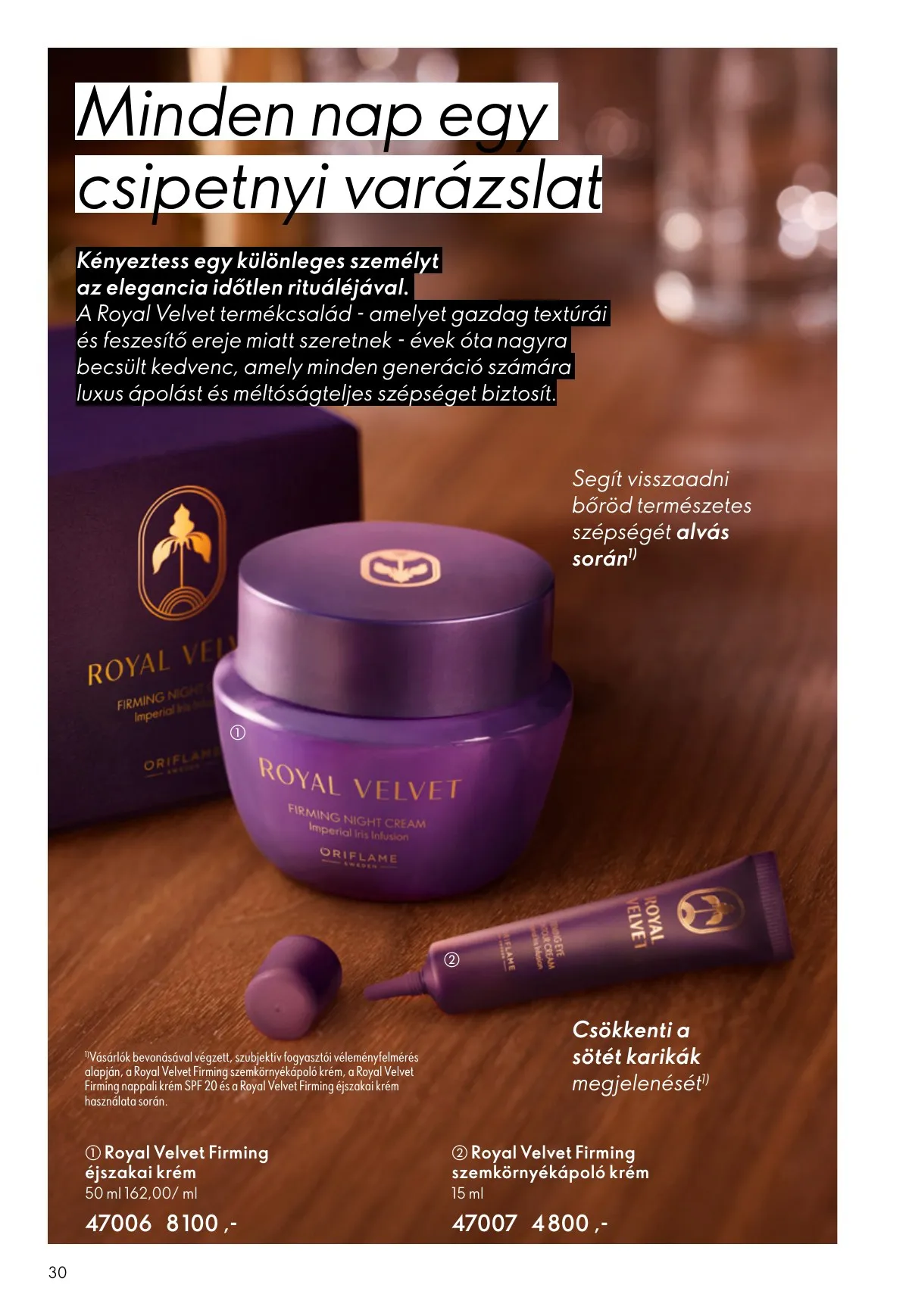 Oriflame akciós újság 11.12–12.02 – 30. oldal