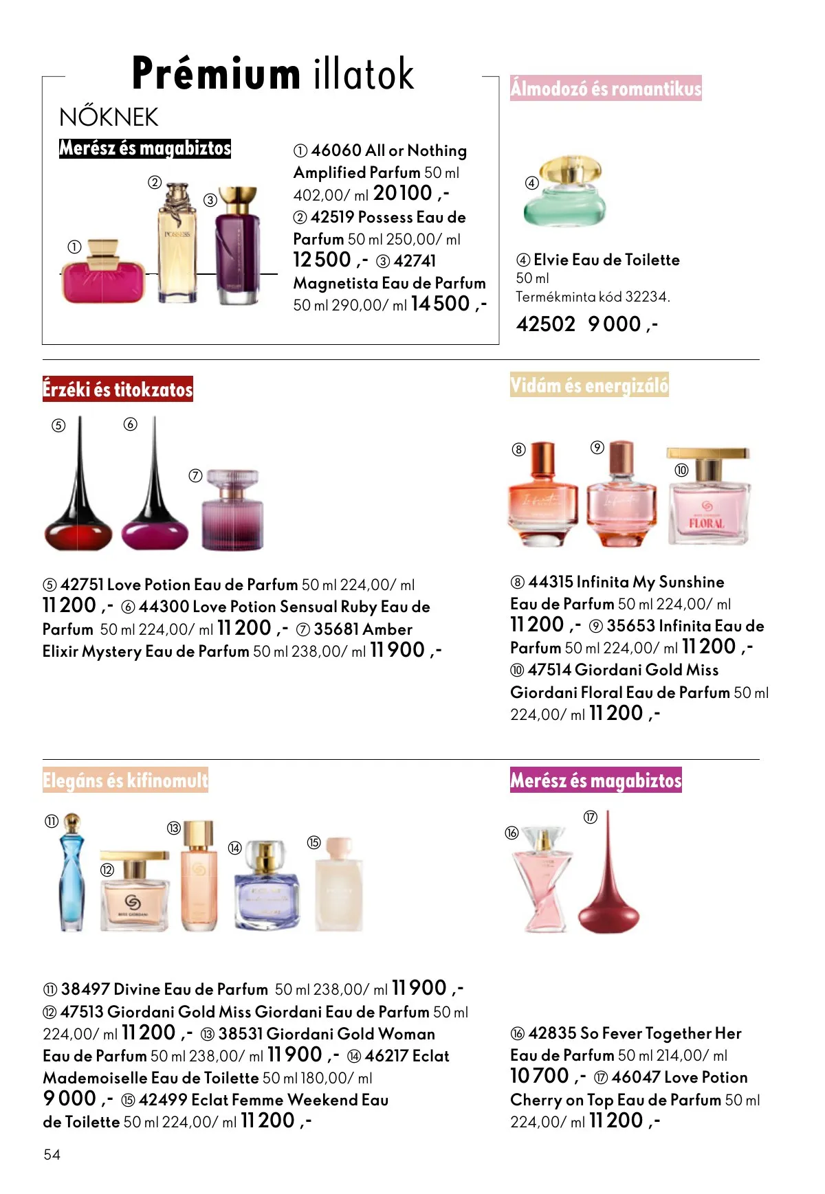 Oriflame akciós újság 11.12–12.02 – 54. oldal