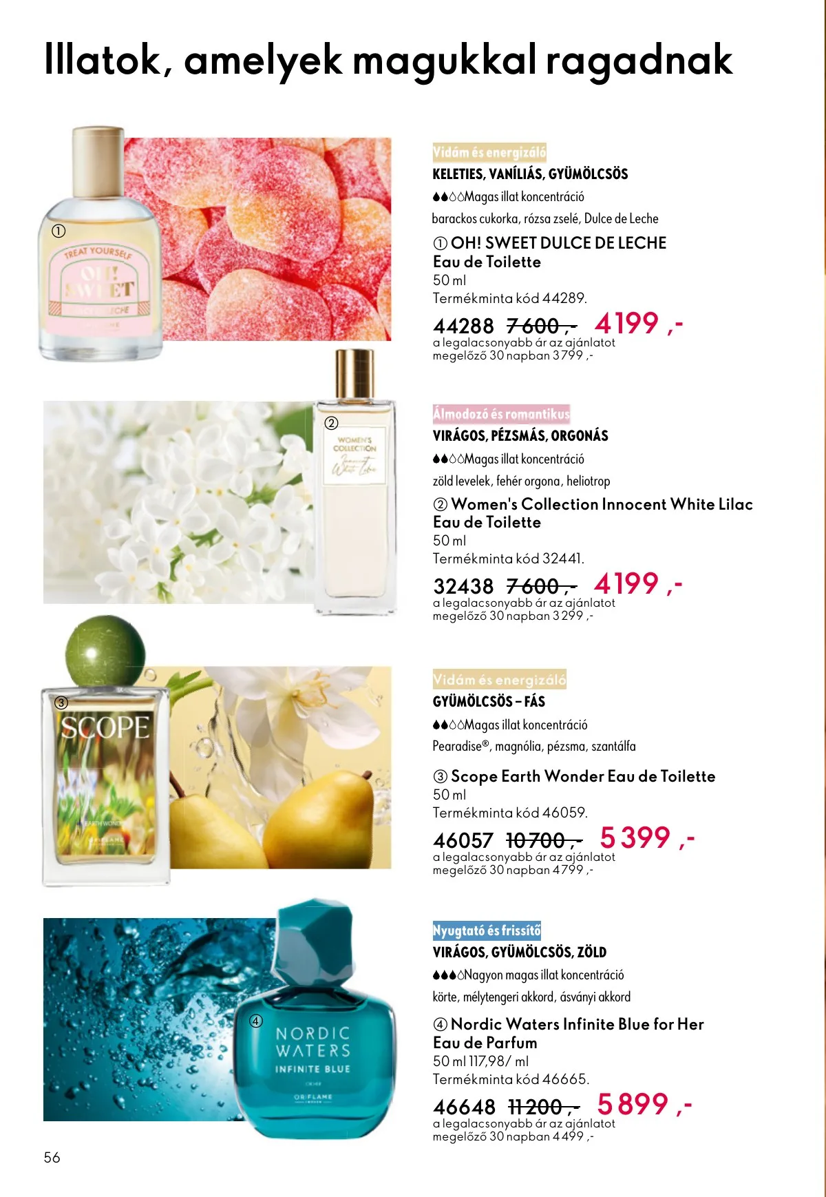 Oriflame akciós újság 11.12–12.02 – 56. oldal