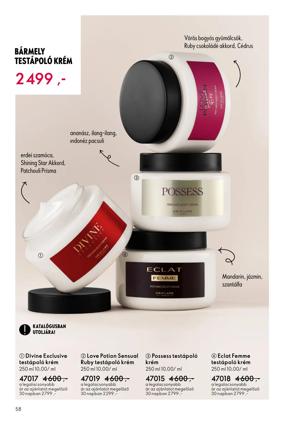 Oriflame akciós újság 11.12–12.02 – 58. oldal