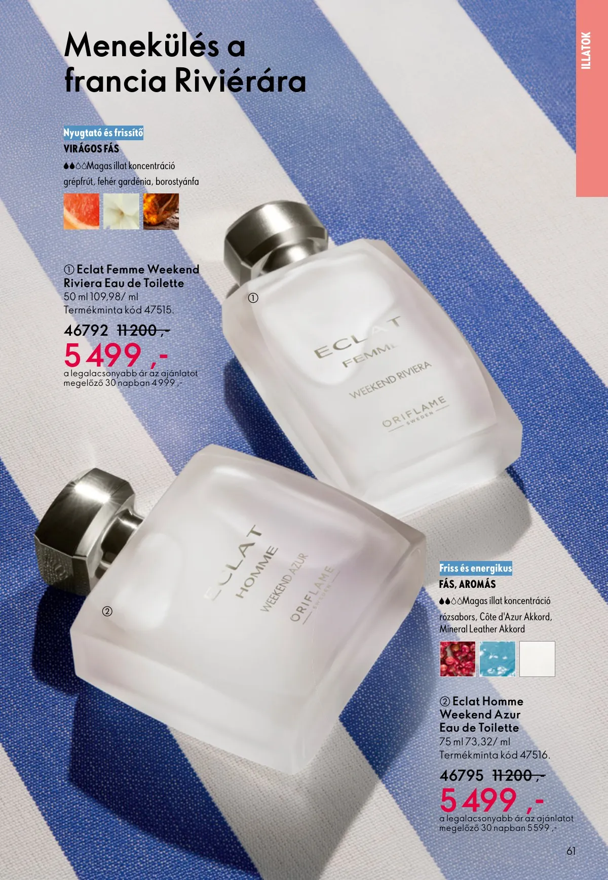 Oriflame akciós újság 11.12–12.02 – 61. oldal