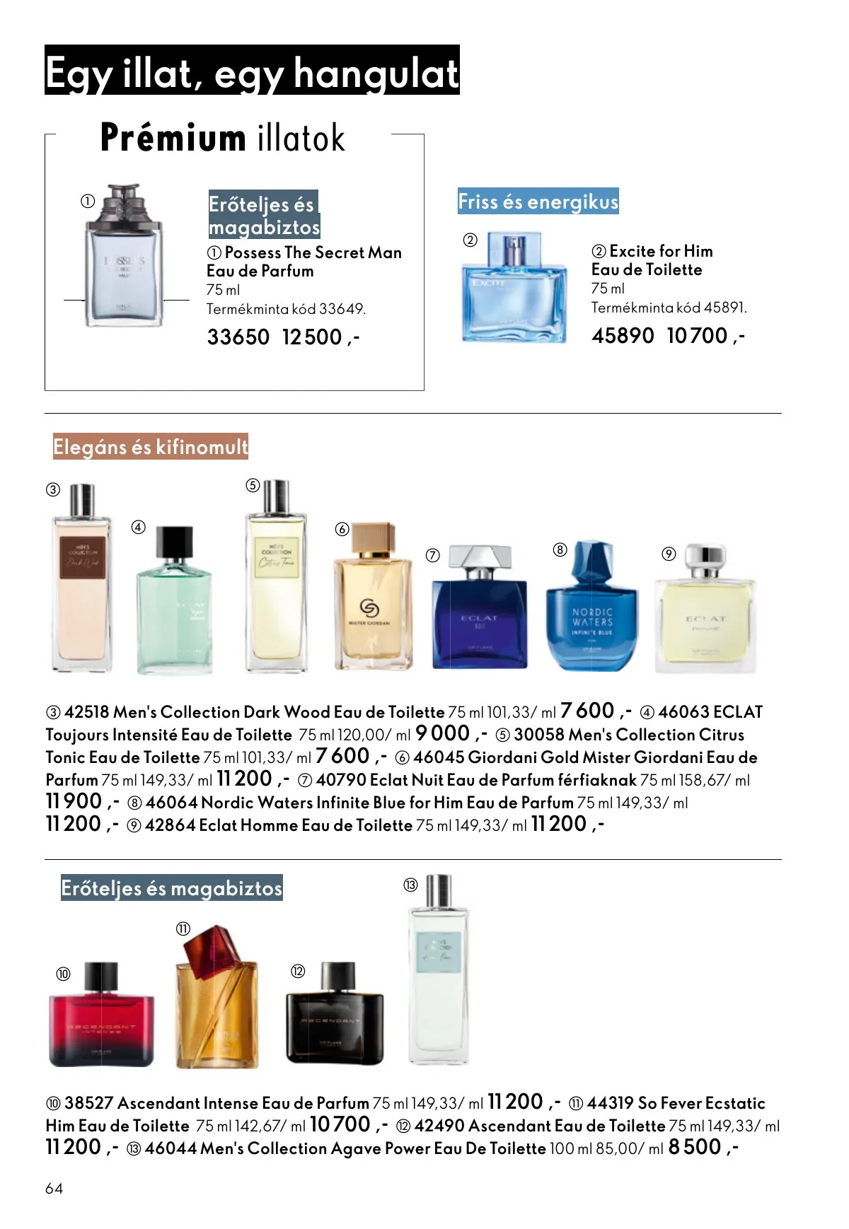 Oriflame akciós újság 11.12–12.02 – 64. oldal