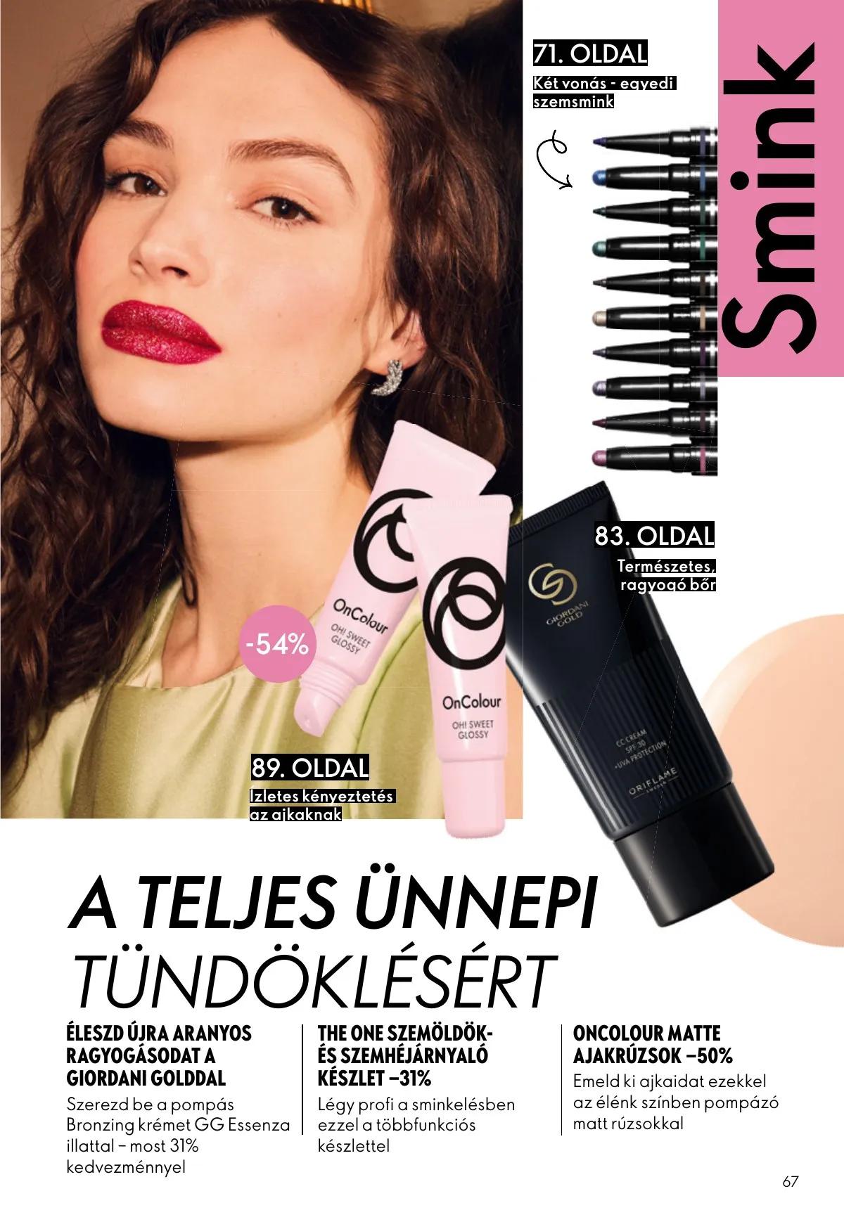 Oriflame akciós újság 11.12–12.02 – 67. oldal