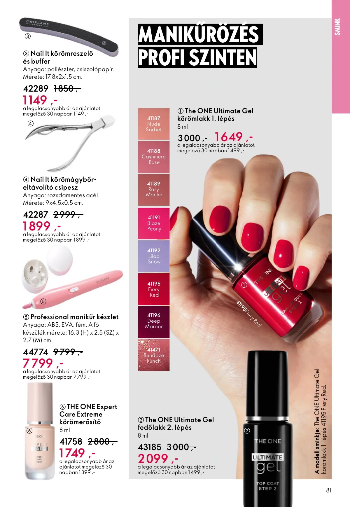 Oriflame akciós újság 11.12–12.02 – 81. oldal