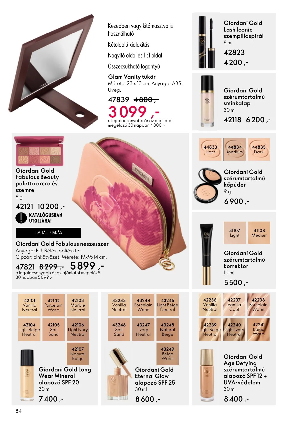 Oriflame akciós újság 11.12–12.02 – 84. oldal