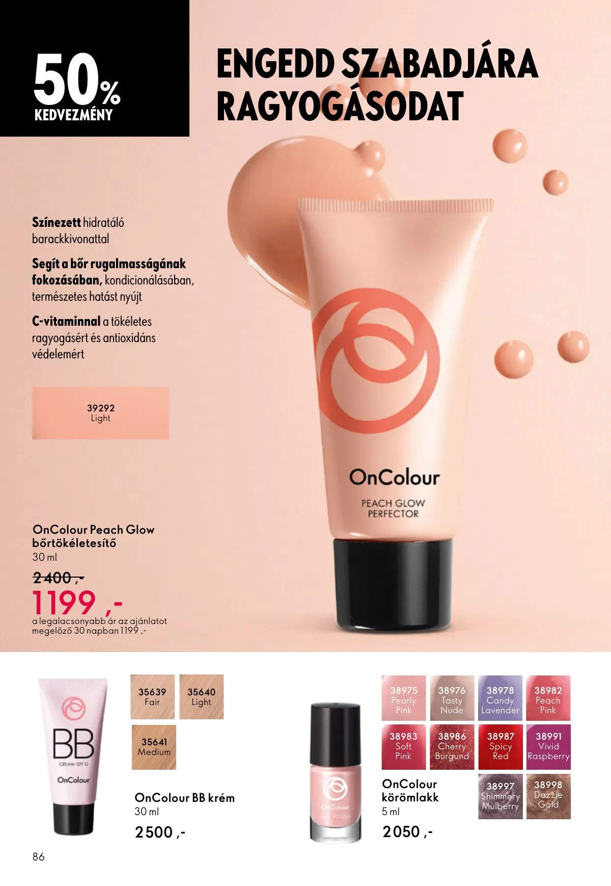 Oriflame akciós újság 11.12–12.02 – 86. oldal