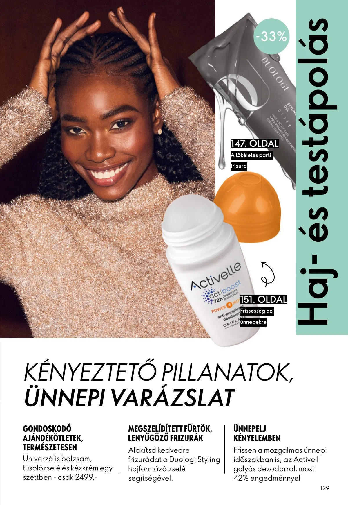 Oriflame akciós újság 12.03–12.23 – 129. oldal