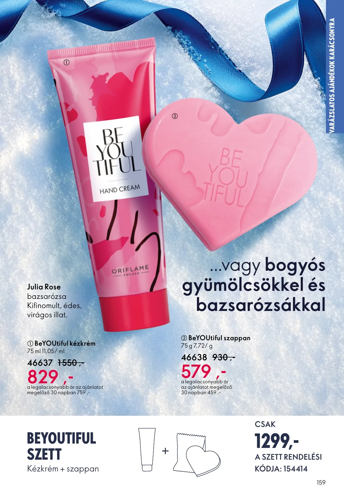 Oriflame akciós újság 12.03–12.23 – 159. oldal