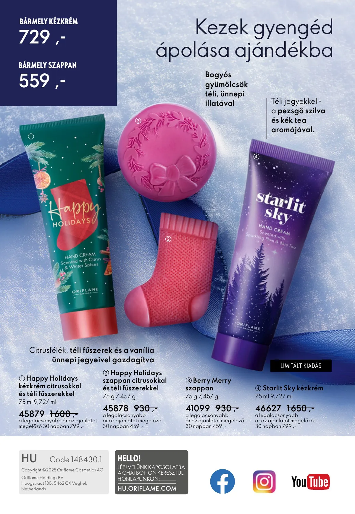 Oriflame akciós újság 12.03–12.23 – 164. oldal
