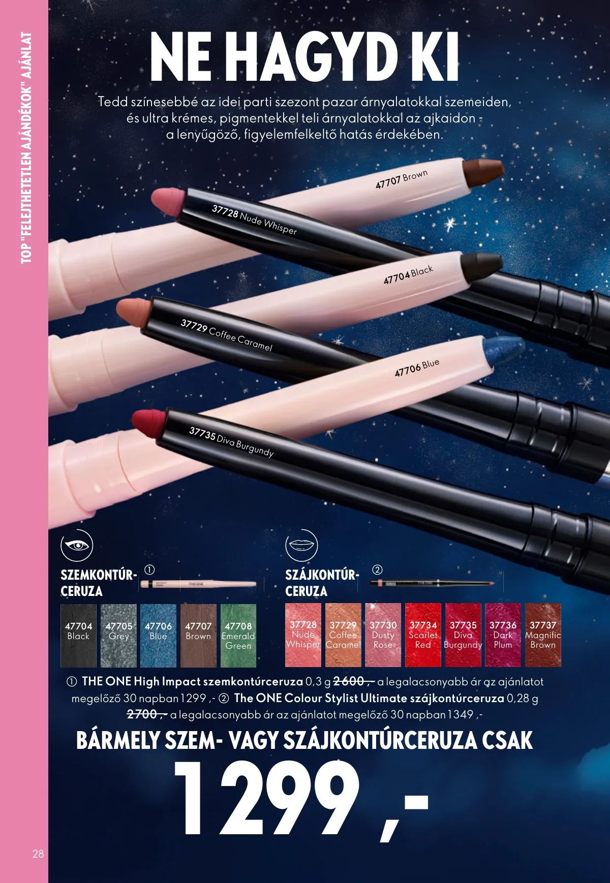 Oriflame akciós újság 12.03–12.23 – 28. oldal