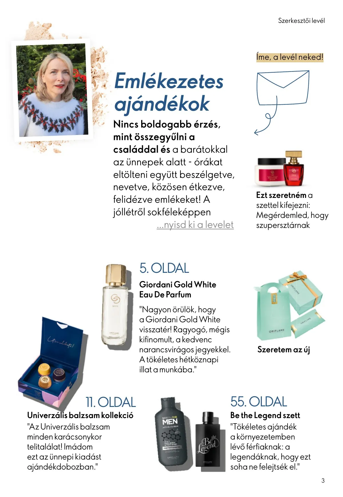 Oriflame akciós újság 12.03–12.23 – 3. oldal