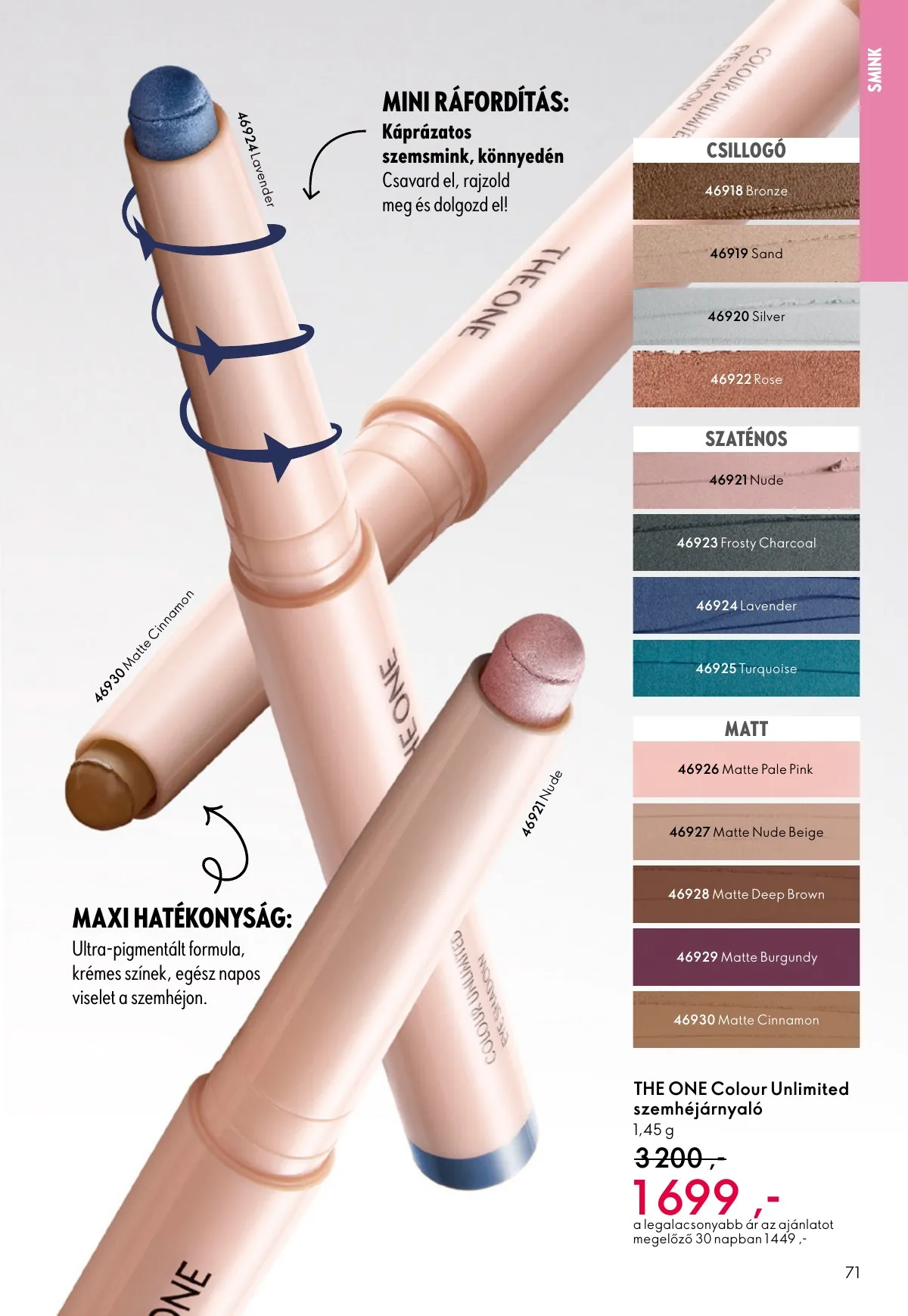 Oriflame akciós újság 12.03–12.23 – 71. oldal