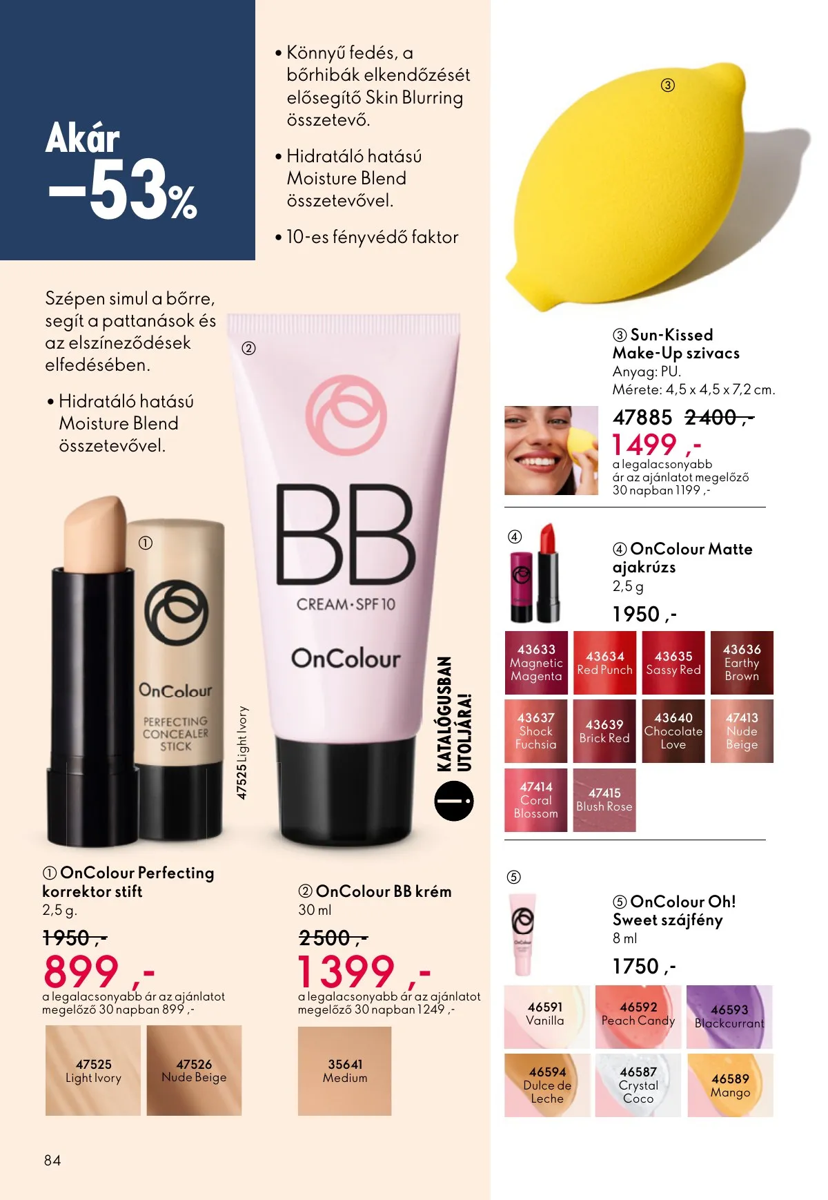 Oriflame akciós újság 12.03–12.23 – 84. oldal