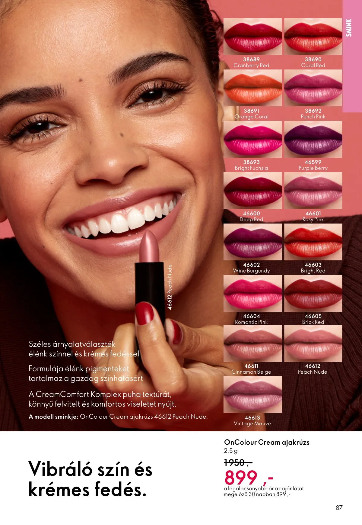 Oriflame akciós újság 12.03–12.23 – 87. oldal