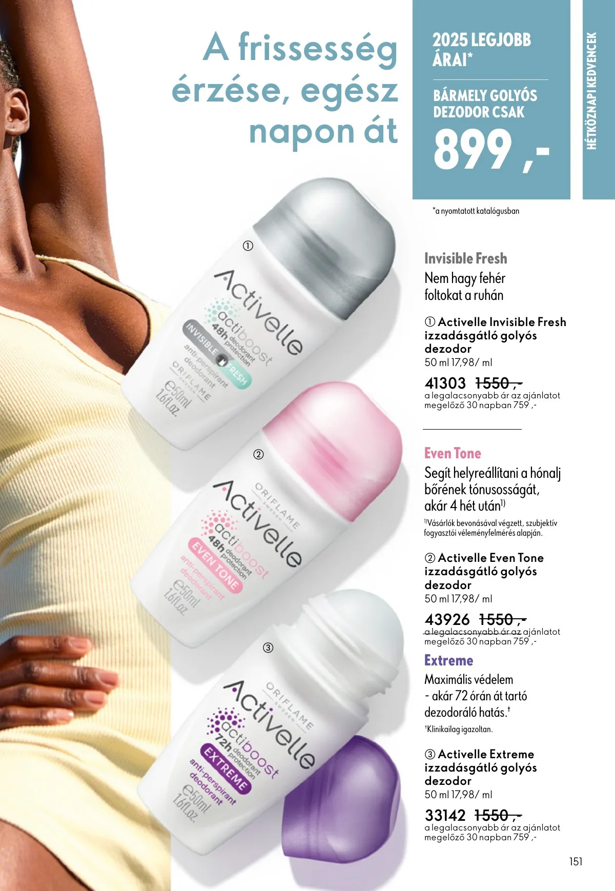 Oriflame akciós újság 12.24–01.20 – 151. oldal