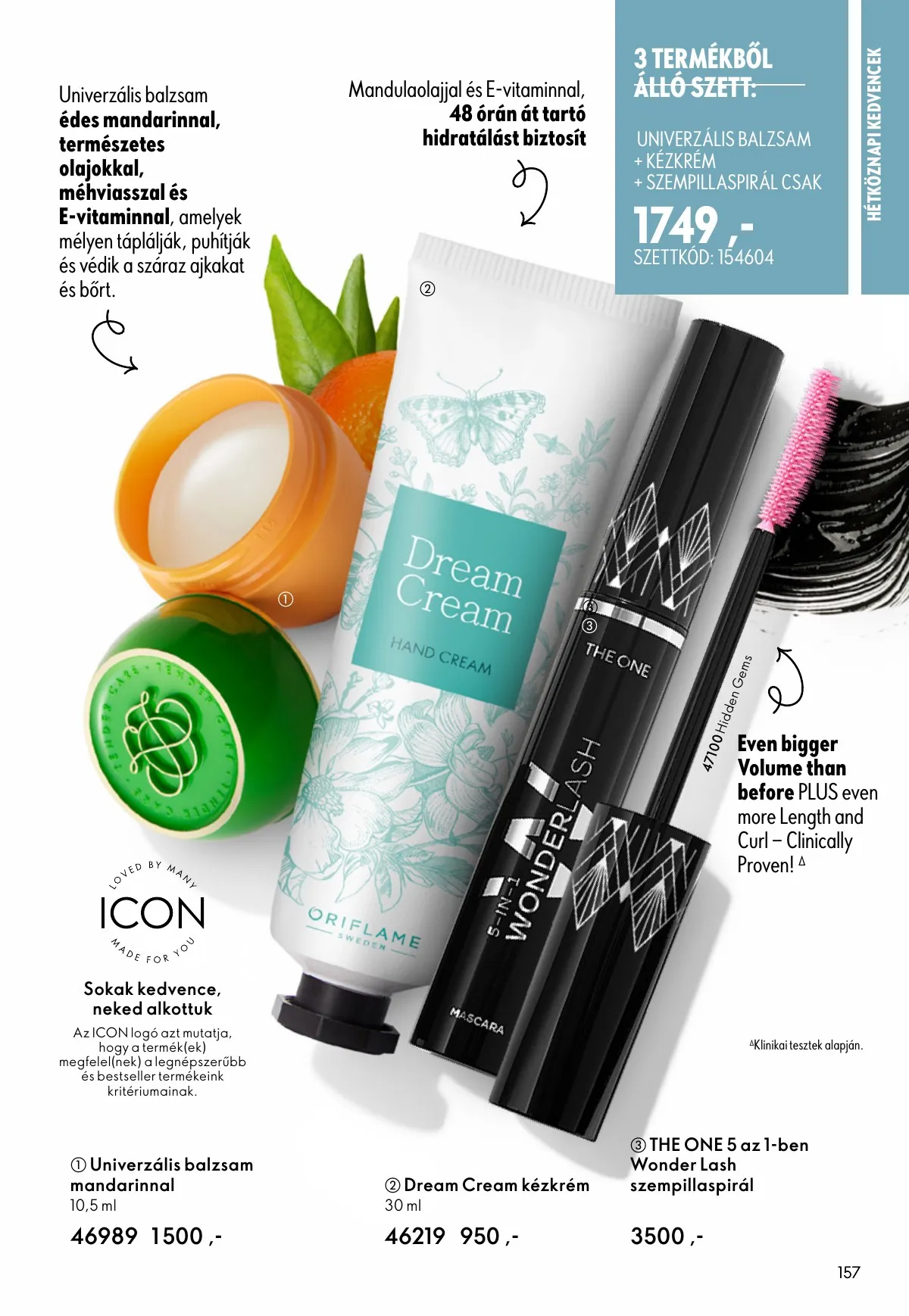 Oriflame akciós újság 12.24–01.20 – 157. oldal