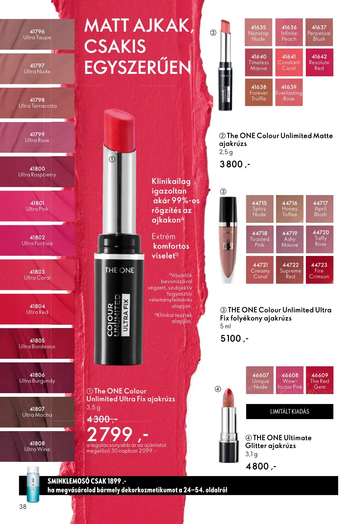 Oriflame akciós újság 12.24–01.20 – 38. oldal