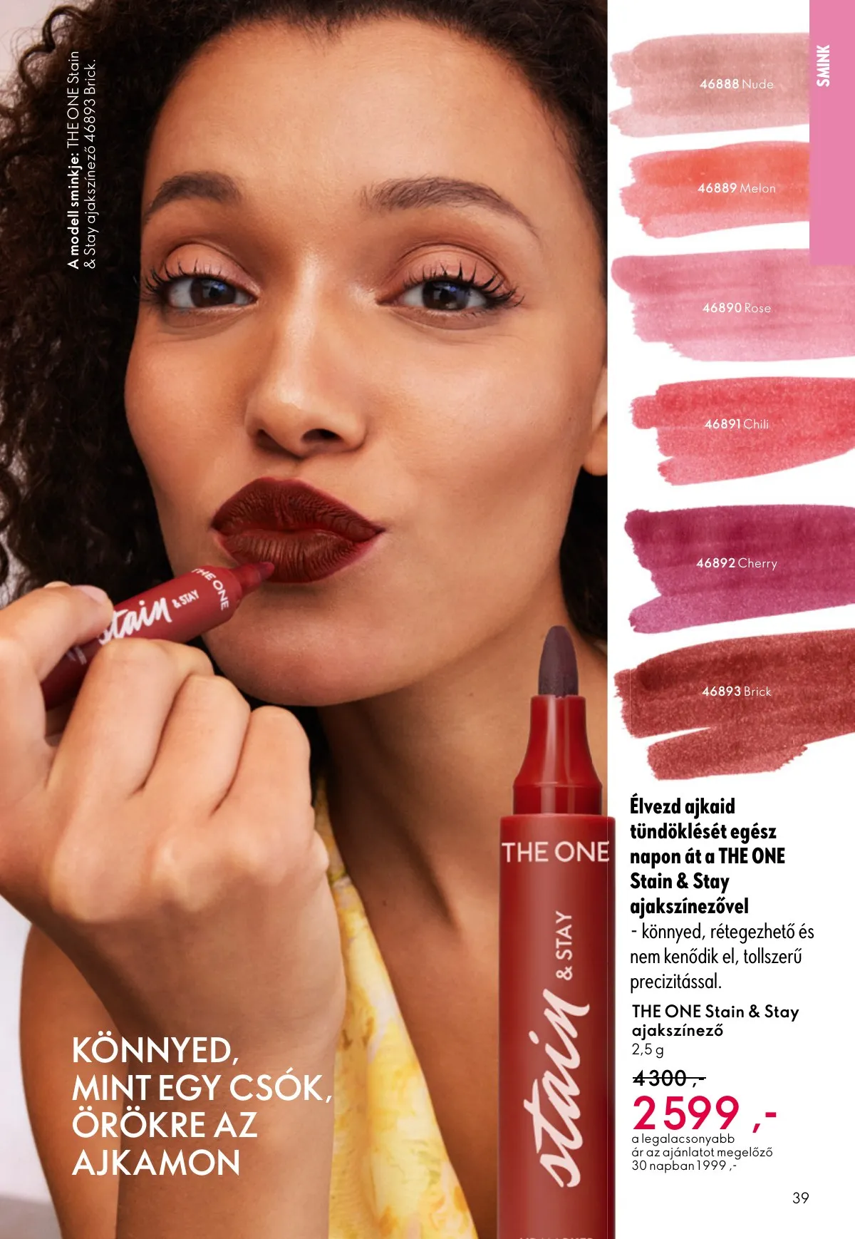 Oriflame akciós újság 12.24–01.20 – 39. oldal