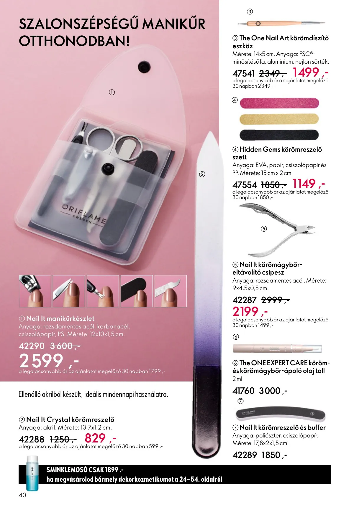 Oriflame akciós újság 12.24–01.20 – 40. oldal