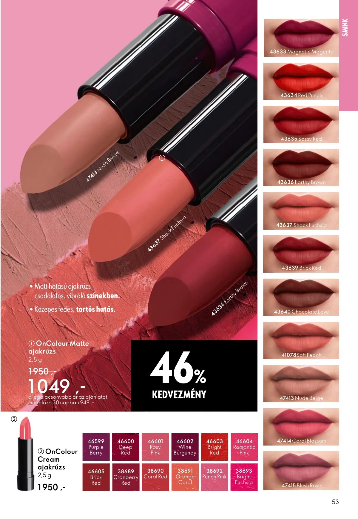 Oriflame akciós újság 12.24–01.20 – 53. oldal