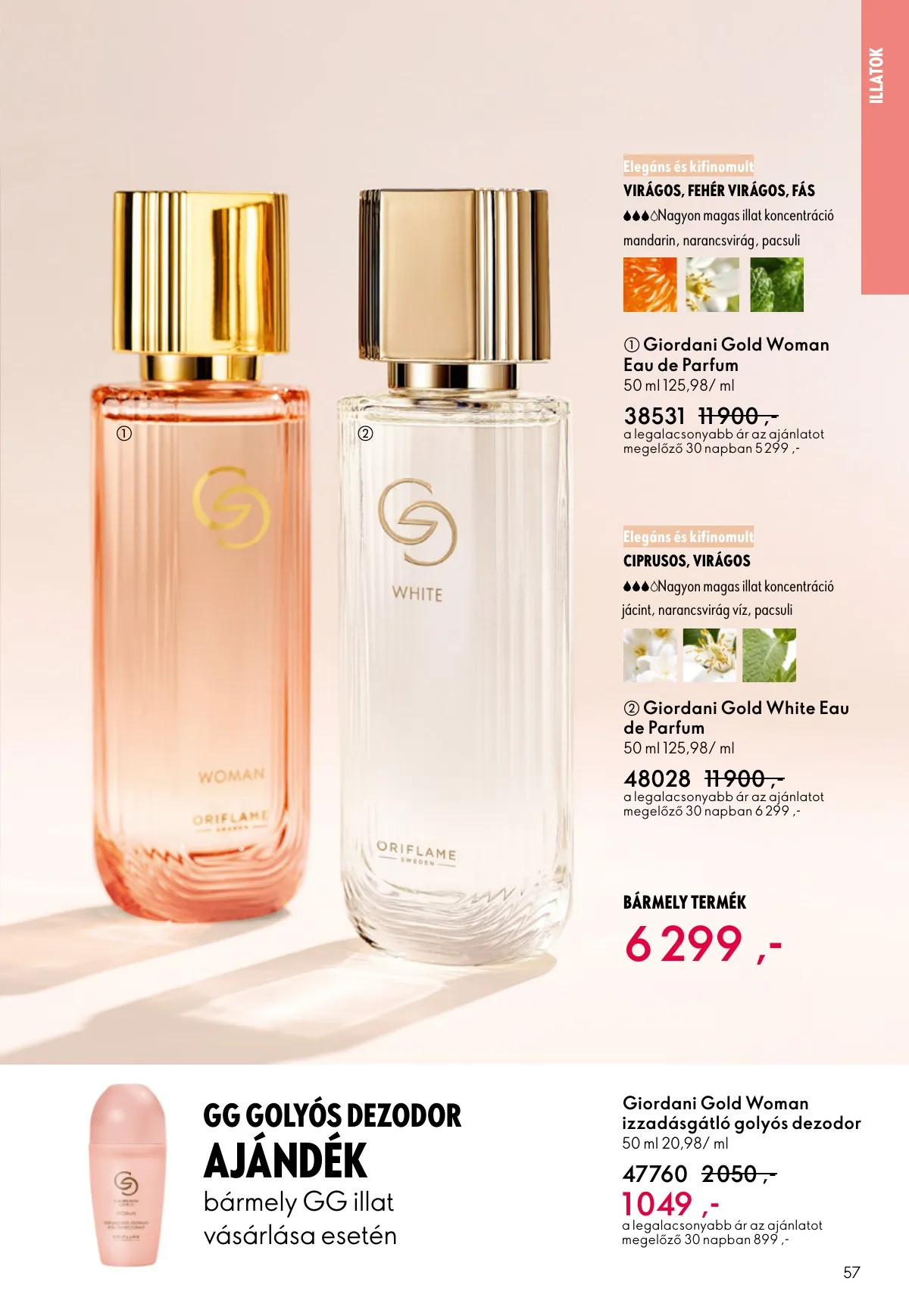 Oriflame akciós újság 12.24–01.20 – 57. oldal