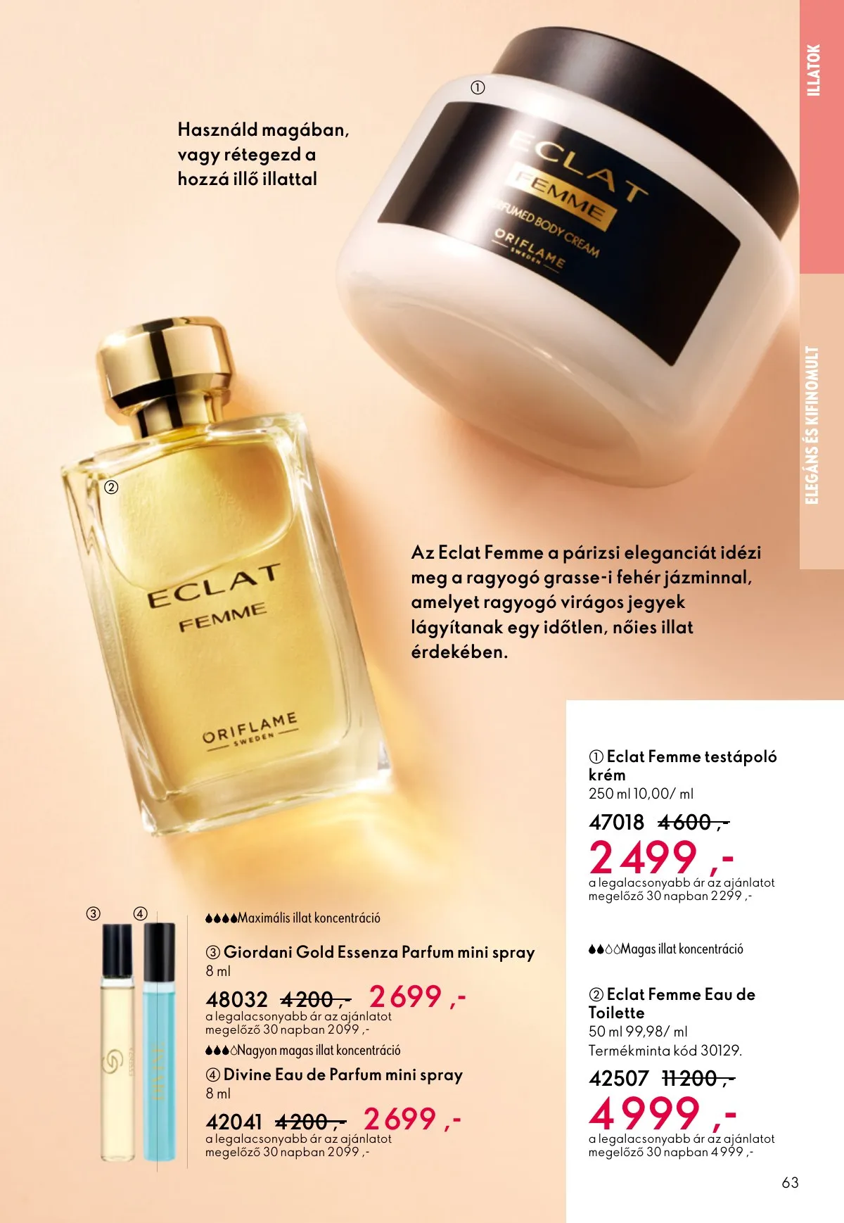 Oriflame akciós újság 12.24–01.20 – 63. oldal
