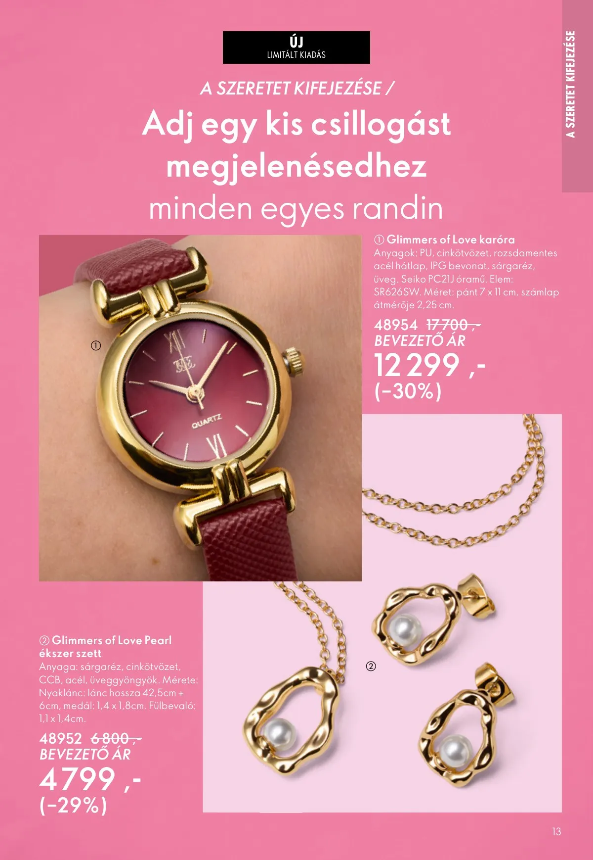 Oriflame akciós újság 01.21–02.10 – 13. oldal